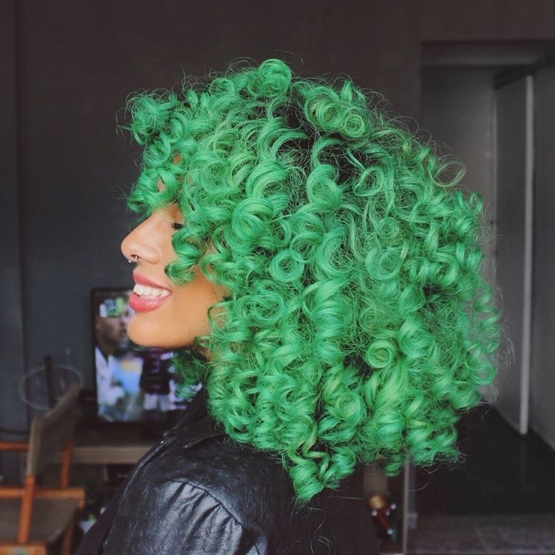 Moda Cabelo verde 