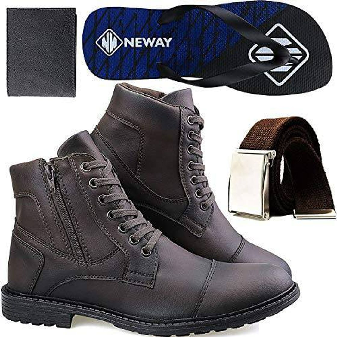 Product Kit Bota Casual Neway Masculina