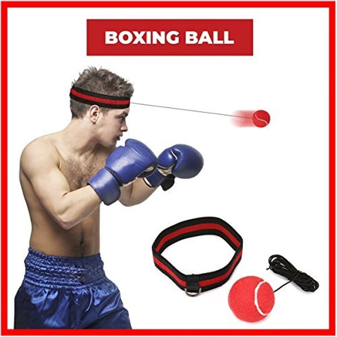 Lugar Pelota Boxeo, SGODDE Fight Ball Reflex en cadena con diadema para Fight