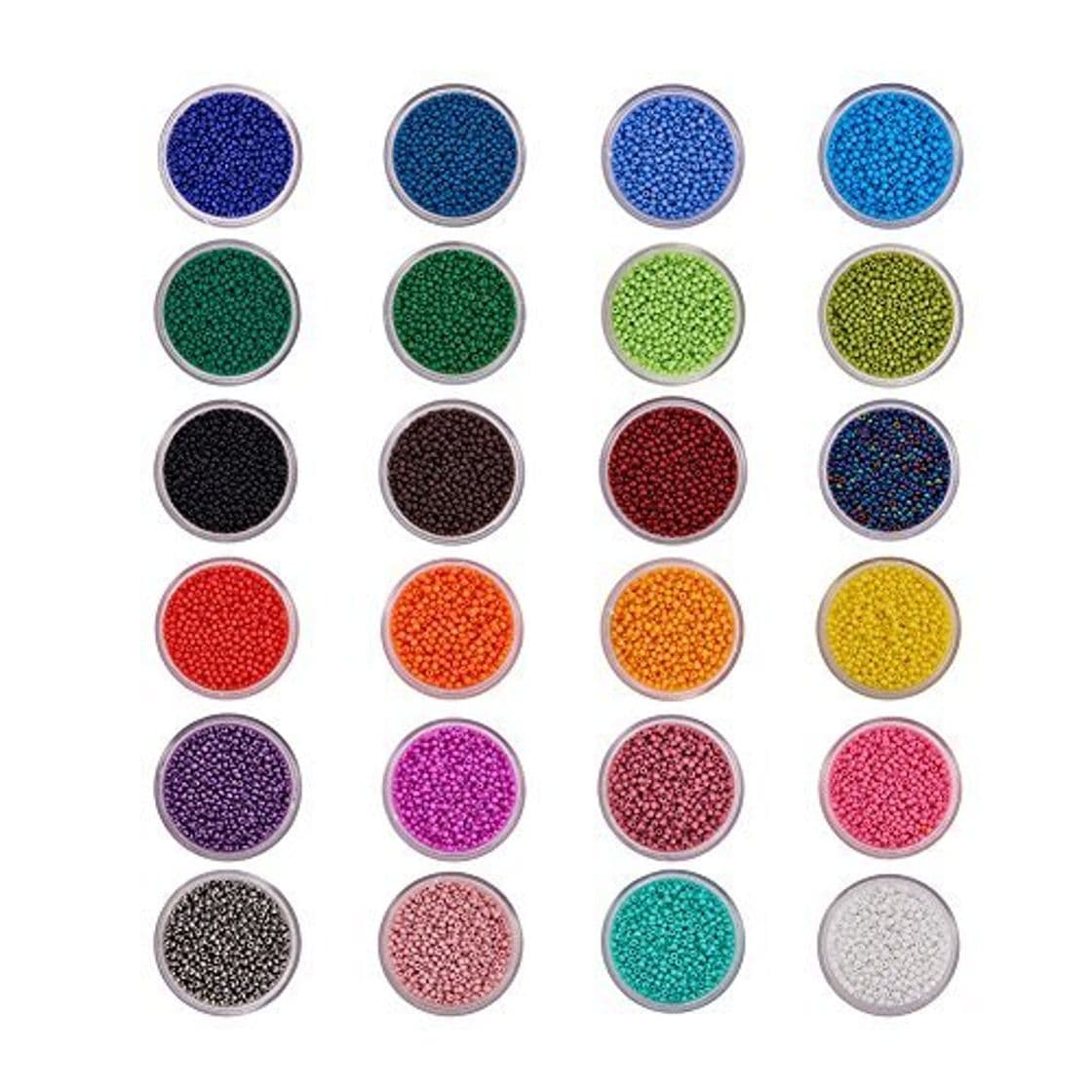 Producto PandaHall Elite Cuentas de Colores Perlas de Vidrio Perlas de Mini Cuentas