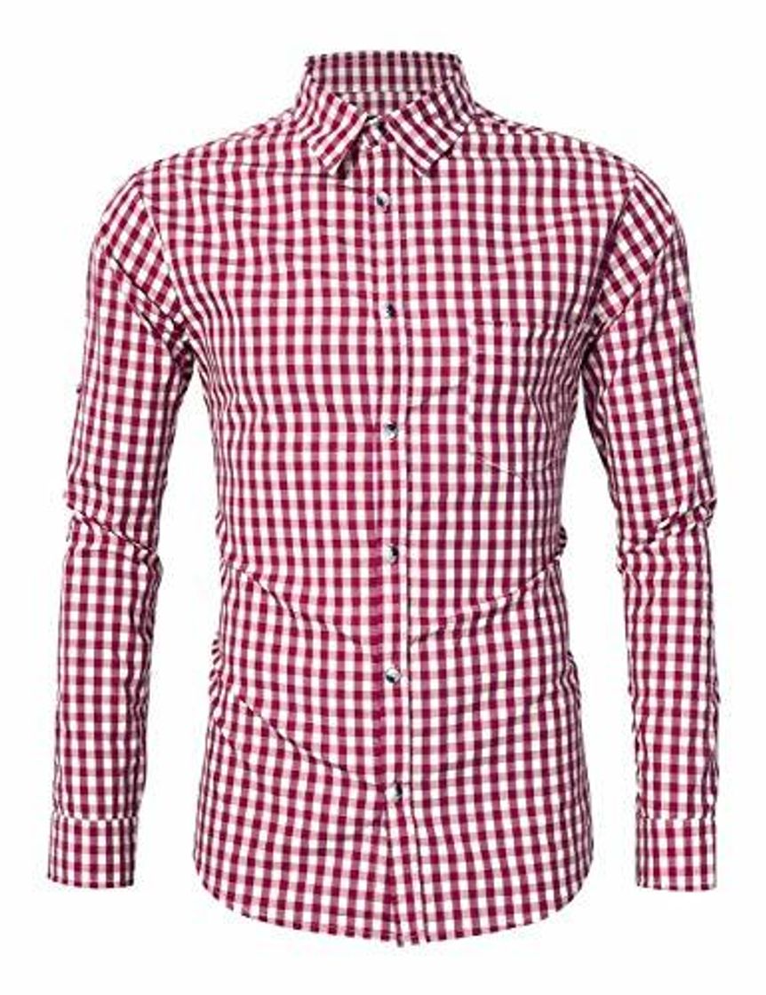 Producto KOJOOIN Camisa Hombre Manga Larga Tradicional Camisa para Fiesta Oktoberfest