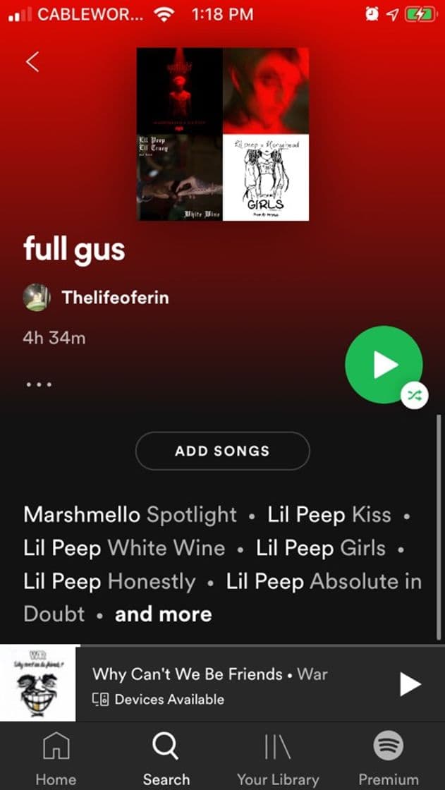 Canción spotify • full gus 