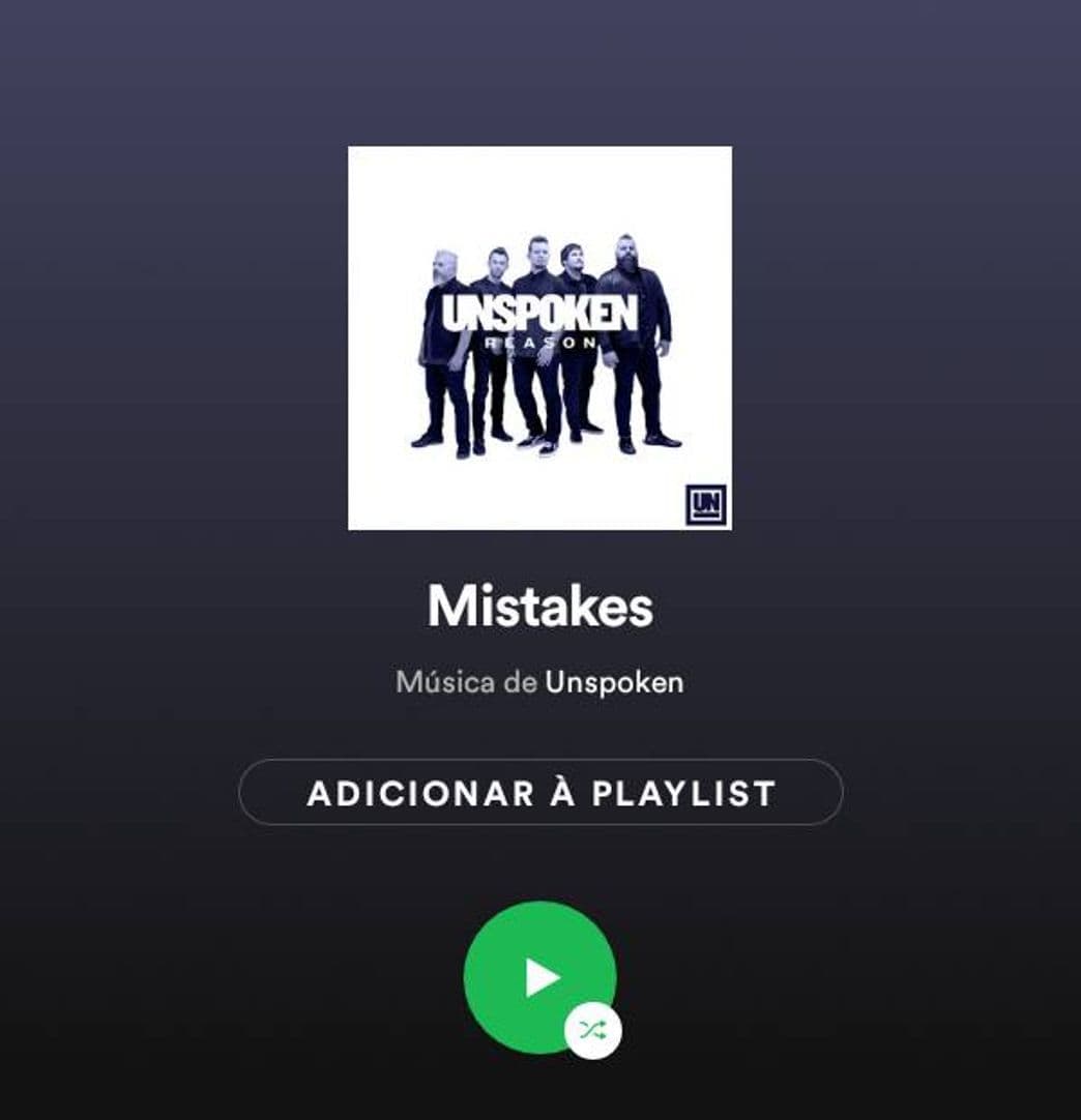 Music Mistakes - Unspoken