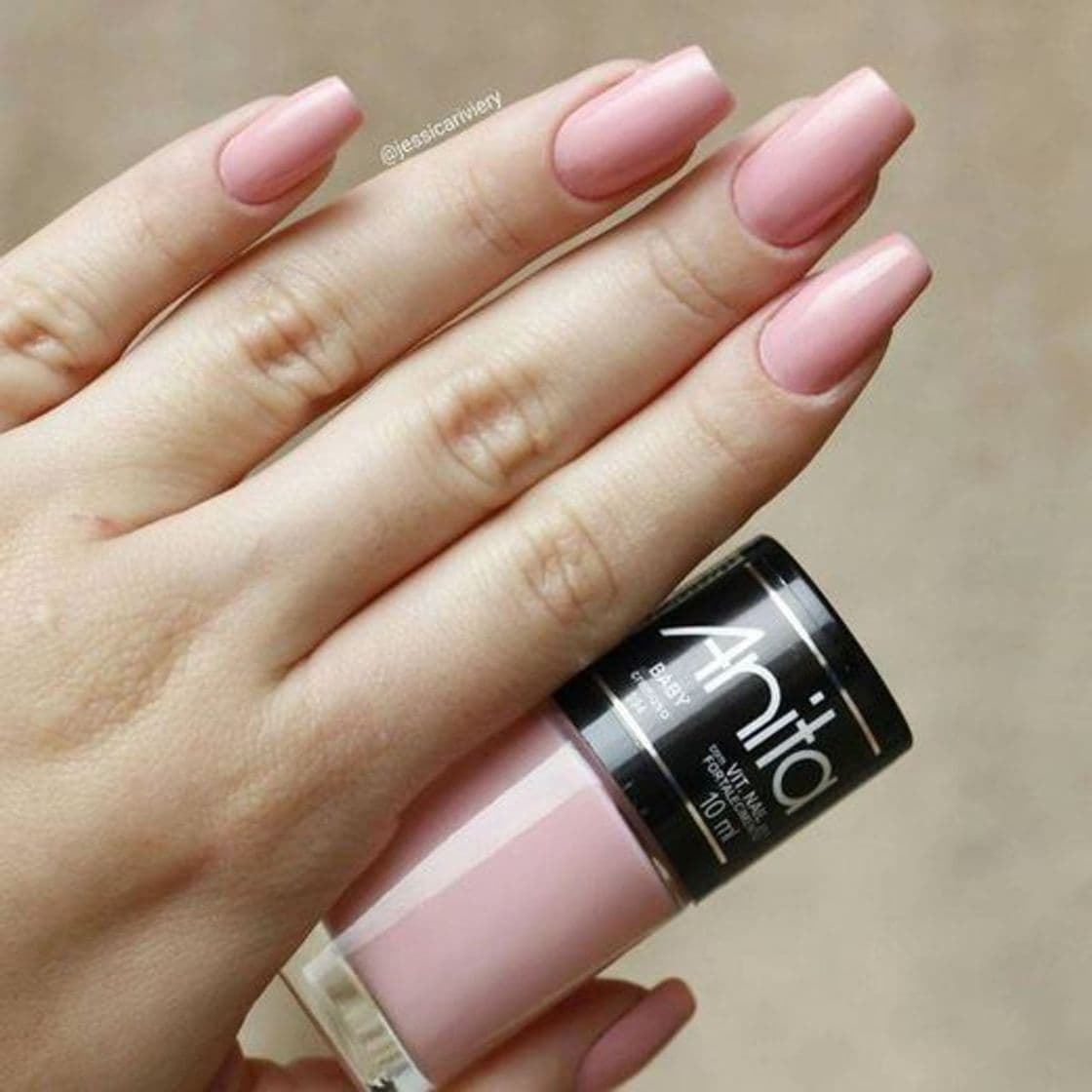 Moda ↣ESMALTE ROSA PASTEL