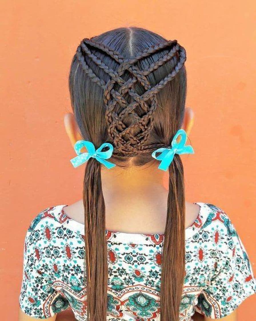 Moda Penteado infantil