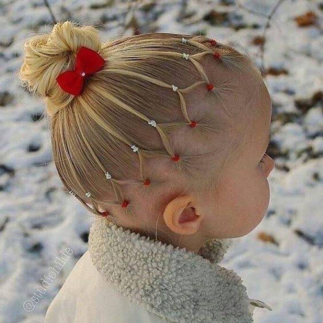 Moda Penteado infantil