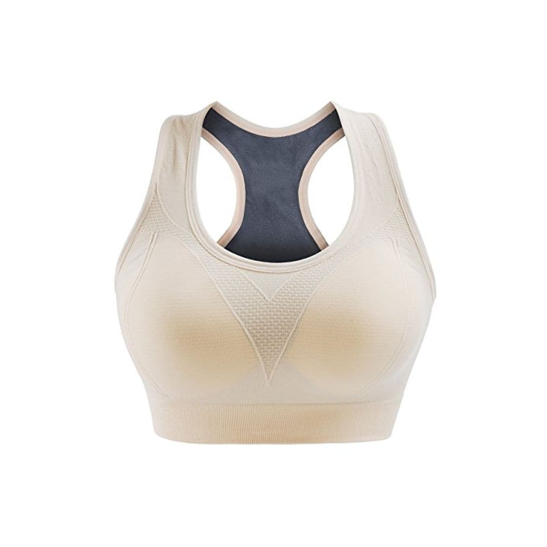 Product Libella Mujer Sujetador Deportivo Push Up Bustier con Amplio Correas Fitness Yoga