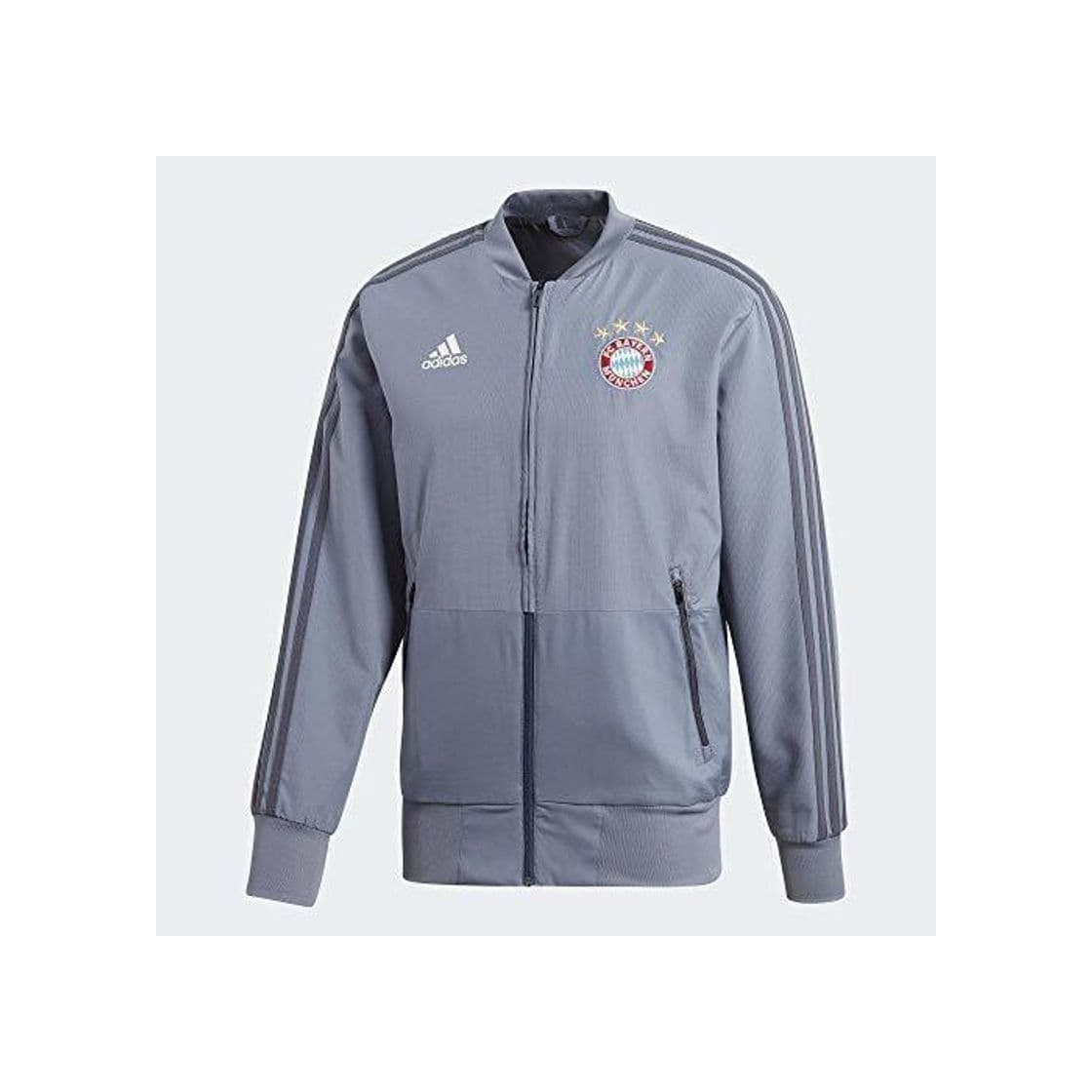 Product adidas 18/19 FC Bayern Chaqueta, Hombre, Gris