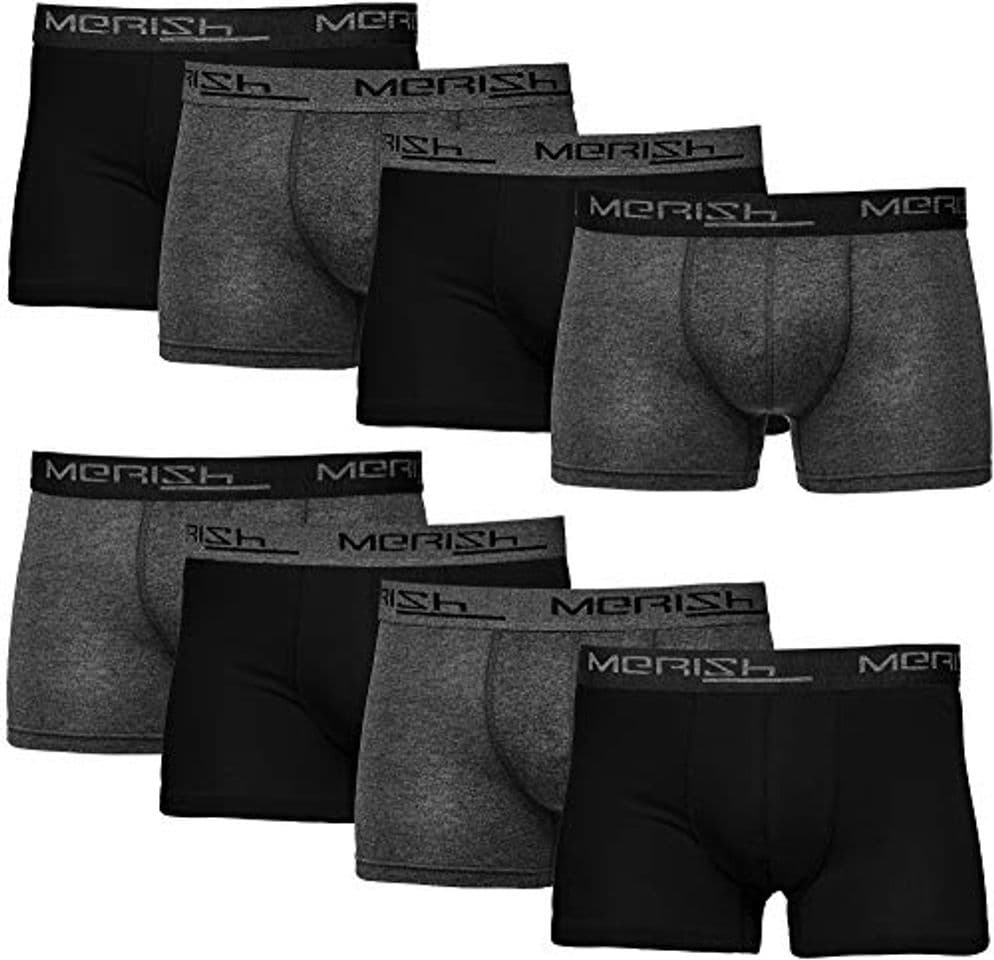 Product MERISH Juego de 8 calzoncillos Boxer para hombre