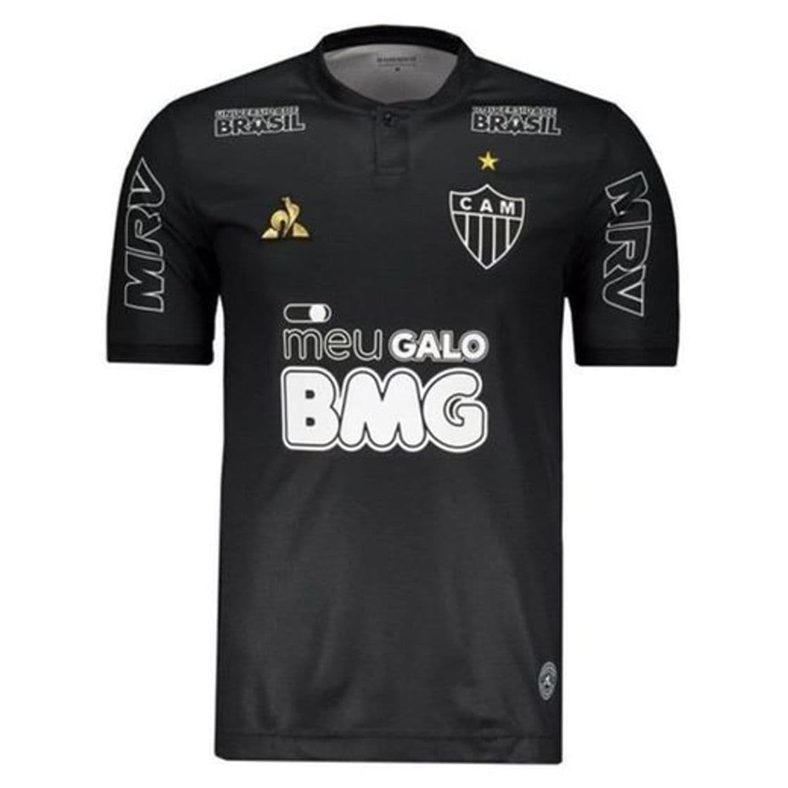 Fashion Camisa Le Coq Sportif Atlético Mineiro III 2019 - Preto | Netshoes