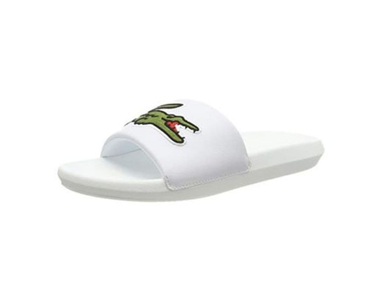 Fashion Lacoste Croco Slide 319 4 US CMA, Sandalias de Punta Descubierta para