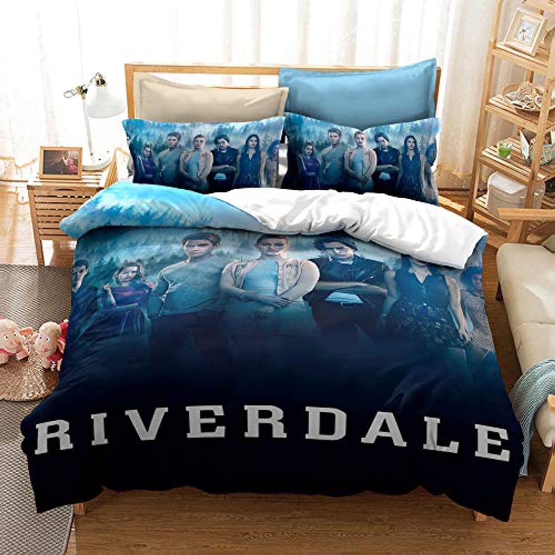 Product BEDLININGS 3Pcs Juego De Funda Nórdica Y Funda De Almohada Riverdale Diseño