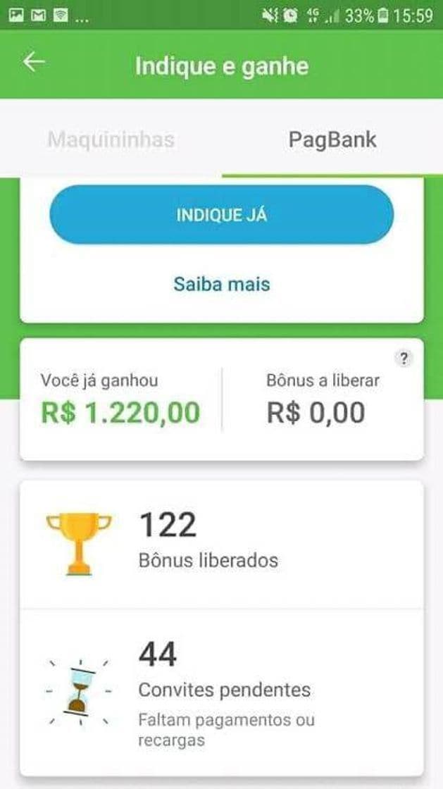 Moda Ganhe 20 reais abrindo conta no Pag bank