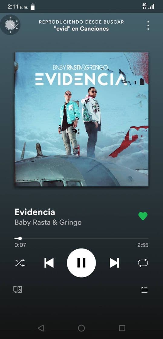 Music Evidencia - Baby Rasta y Gringo 