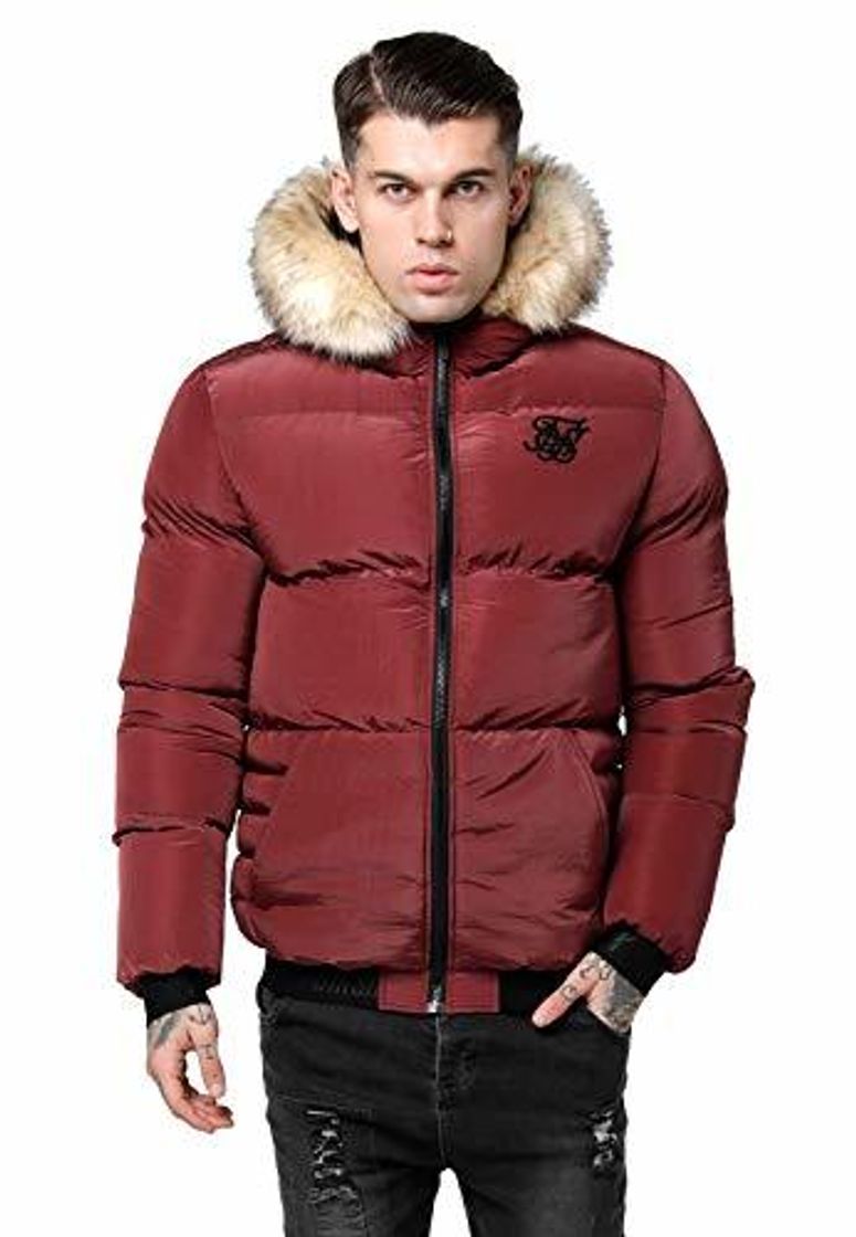 Lugar Sik Silk - SS -15030 Distance Jacket Burgundy -Chaqueta Hombre