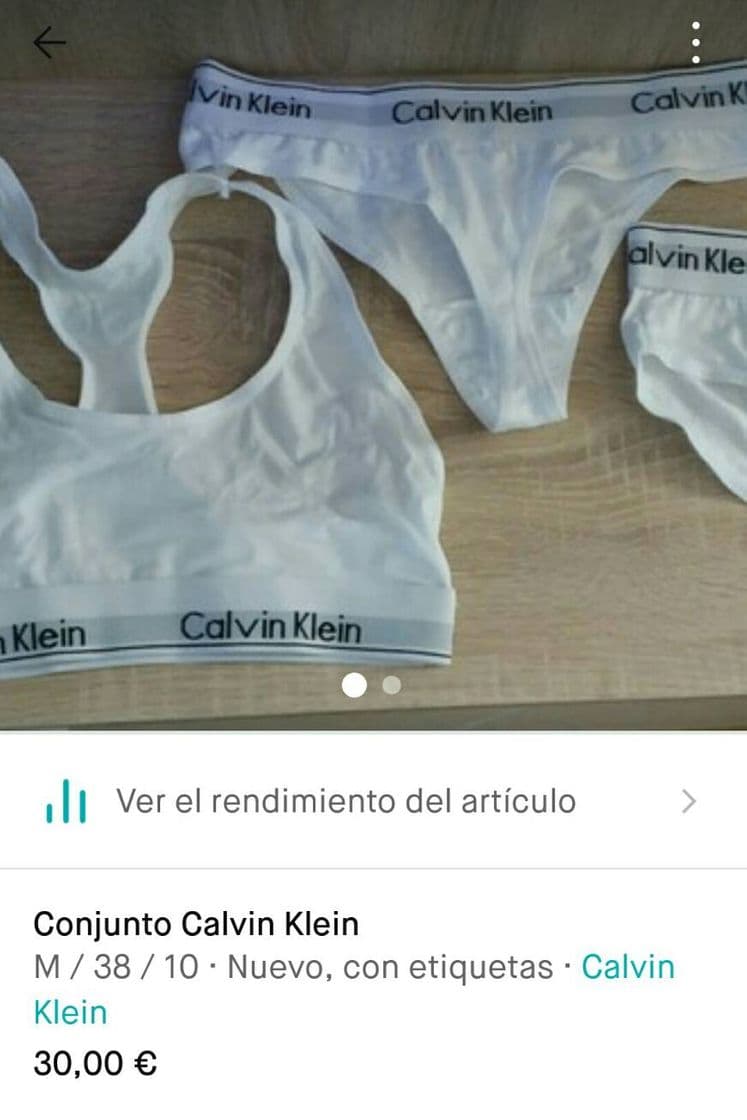 Moda Conjunto Calvin Klein