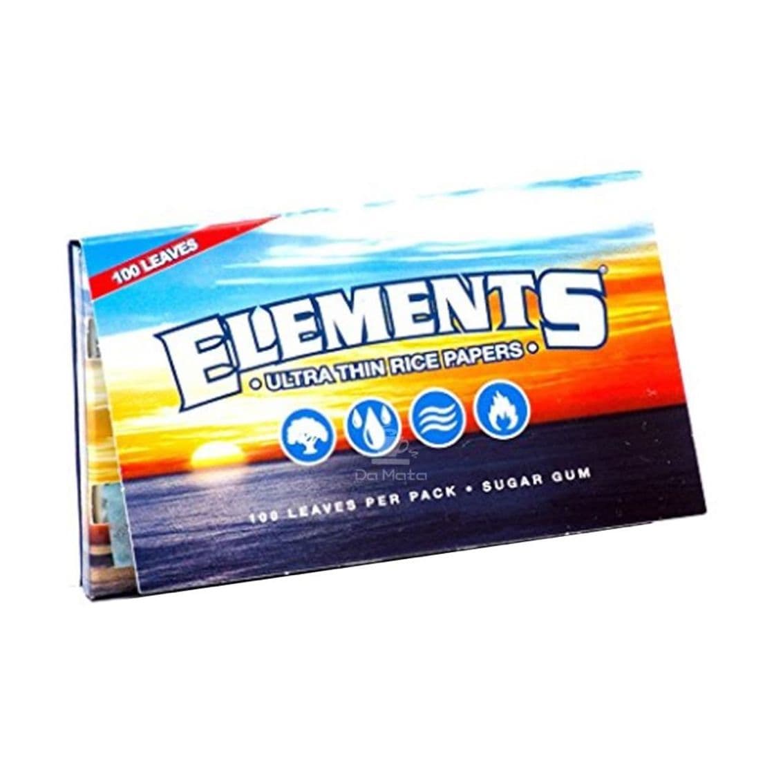 Fashion Seda Elements tamanho single wide, livreto com 100 folhas