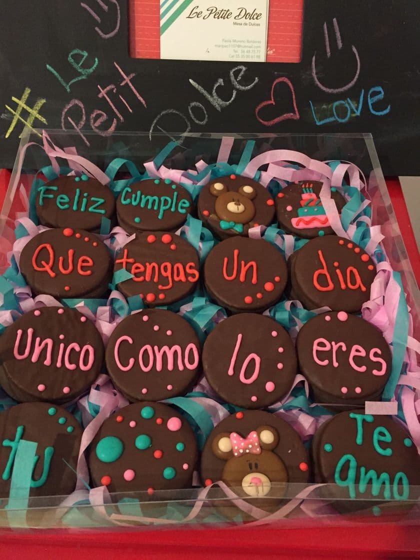 Product Galletas de chocolate glaseadas de Feliz Cumpleaños para regalar