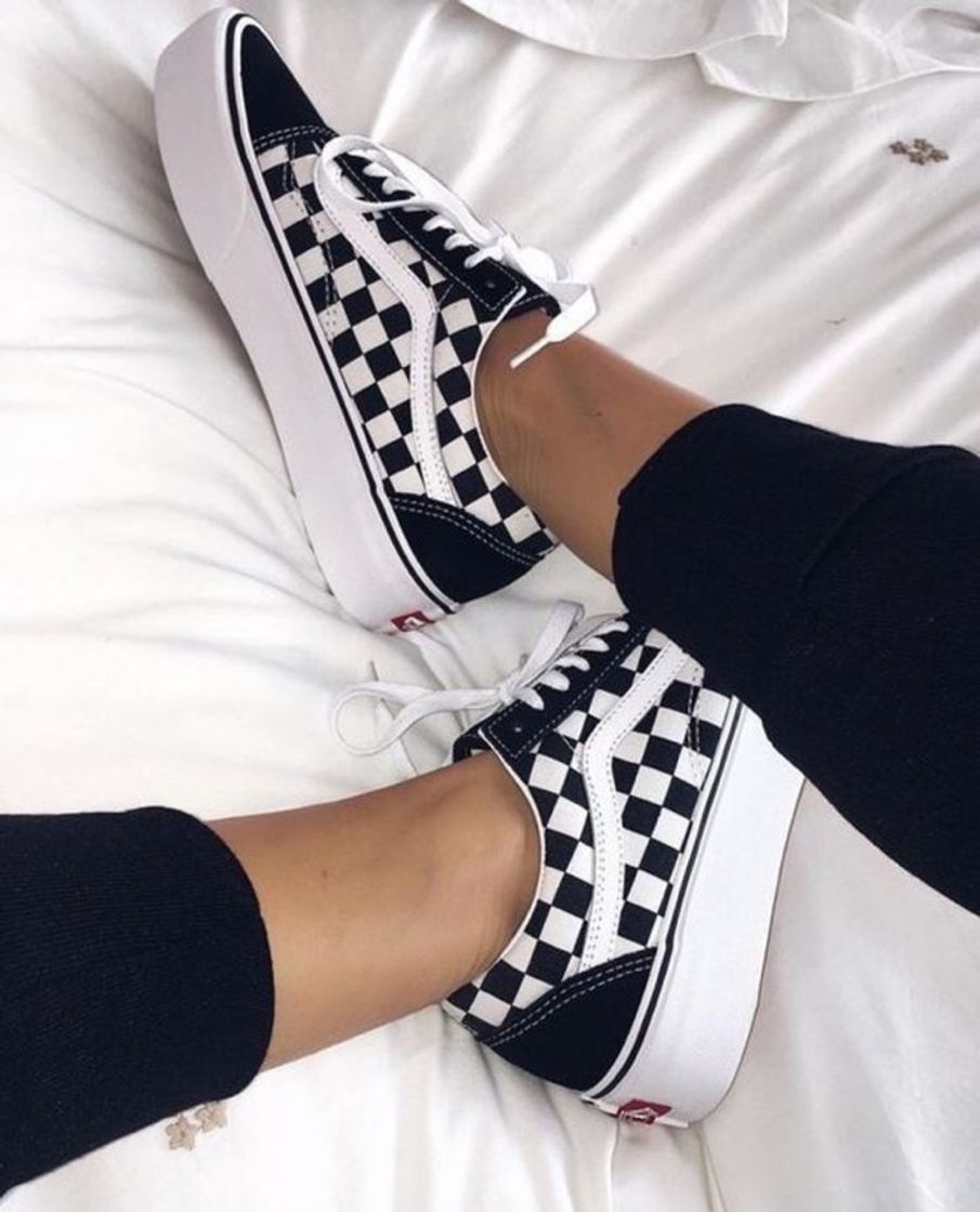 Fashion Zapatillas Old Skool con plataforma y estampado a cuadros - Vans ES