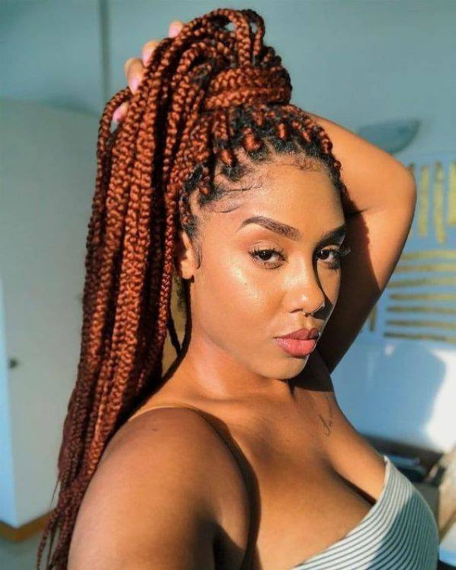 Fashion Burgundy Box Braids