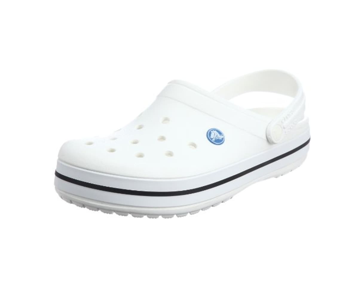 Product Crocs Crocband U, Zuecos Unisex Adulto, Blanco