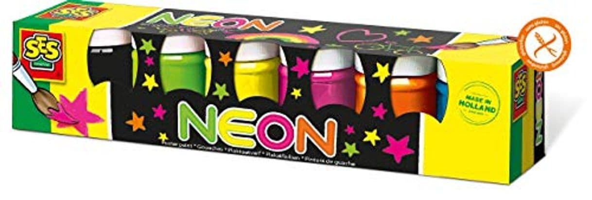 Producto SES Creative- Témperas de Colores neón SES,