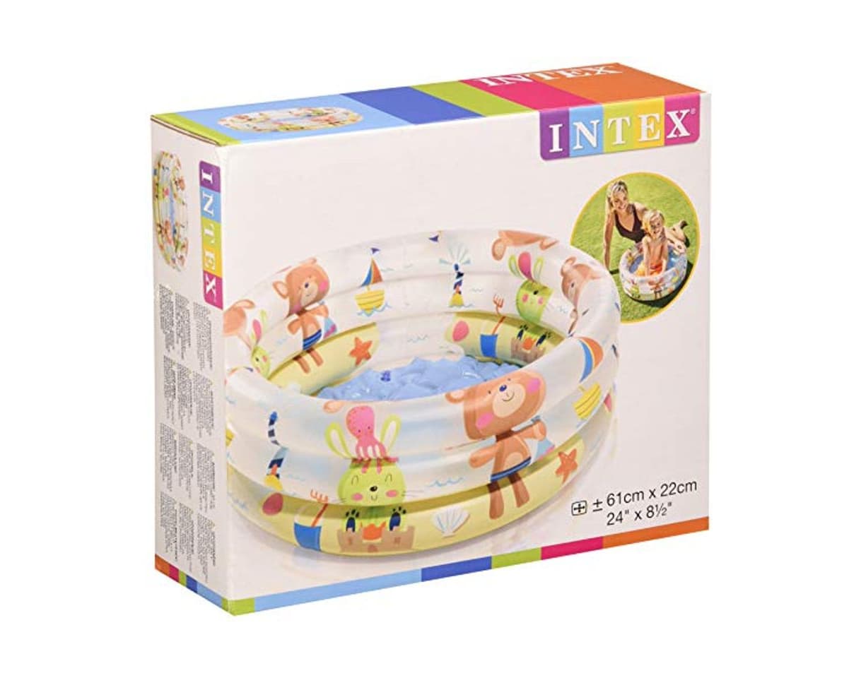 Producto Intex 57106NP - Piscina hinchable colores con base hinchable 61 x 22