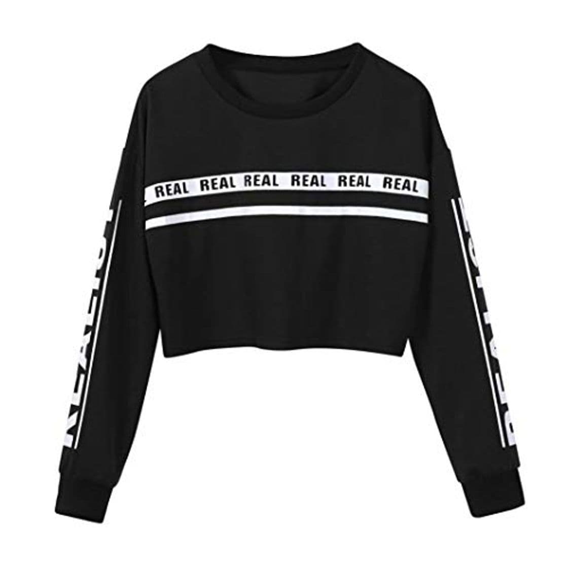 Product Overdose Chica De Moda Mujeres Moda Blanco Letra Imprimir Cosecha Sudadera Corta Top Sexy Blusa Dama Tops