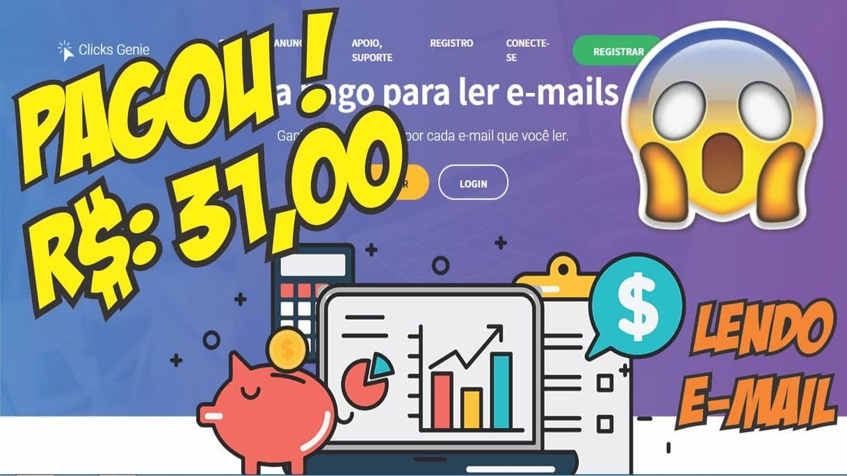 Fashion Como fazer saque e comprovante de pagamento Clicks Genie ✔️