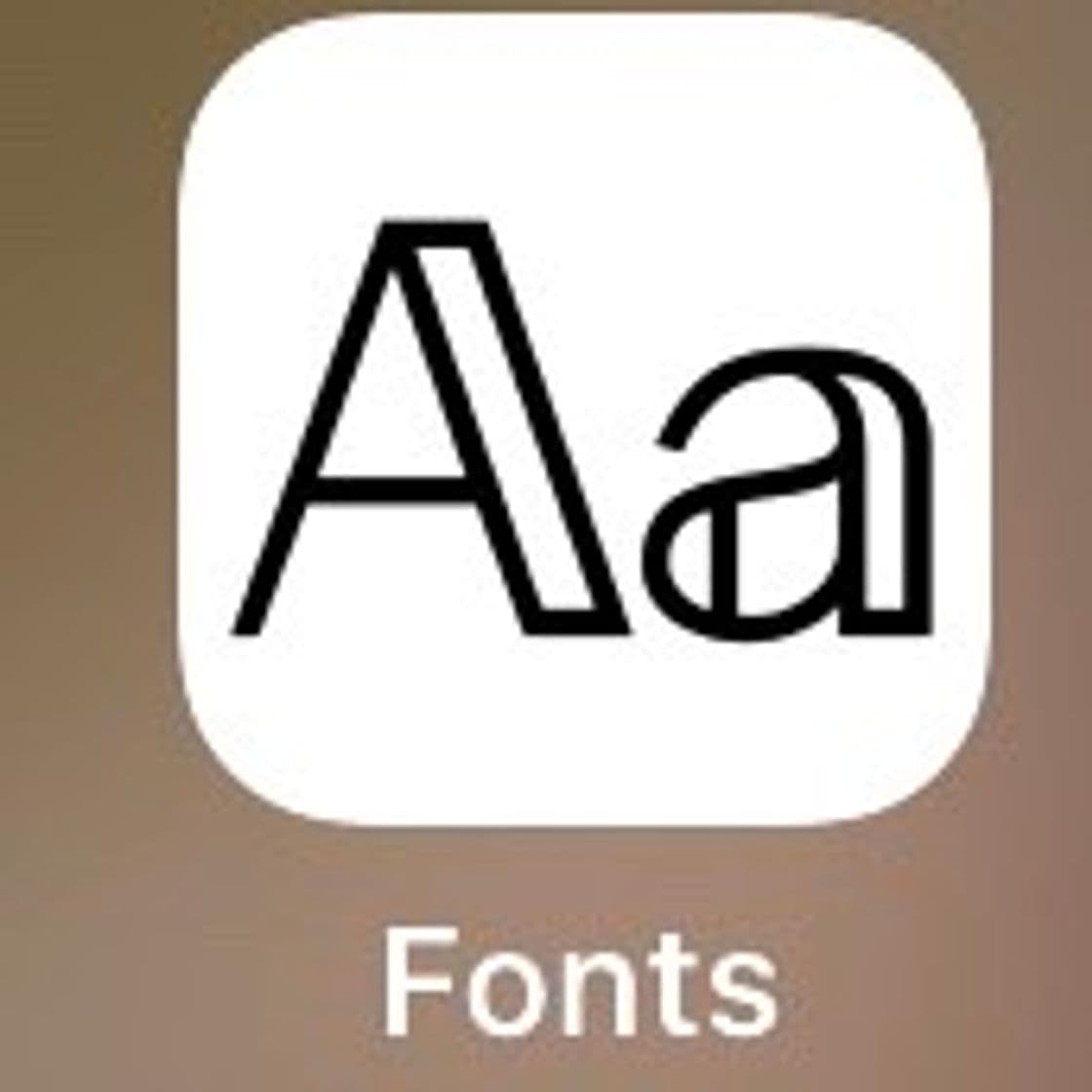 App Fonts