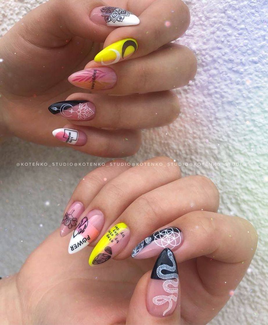 Fashion #nails #snake