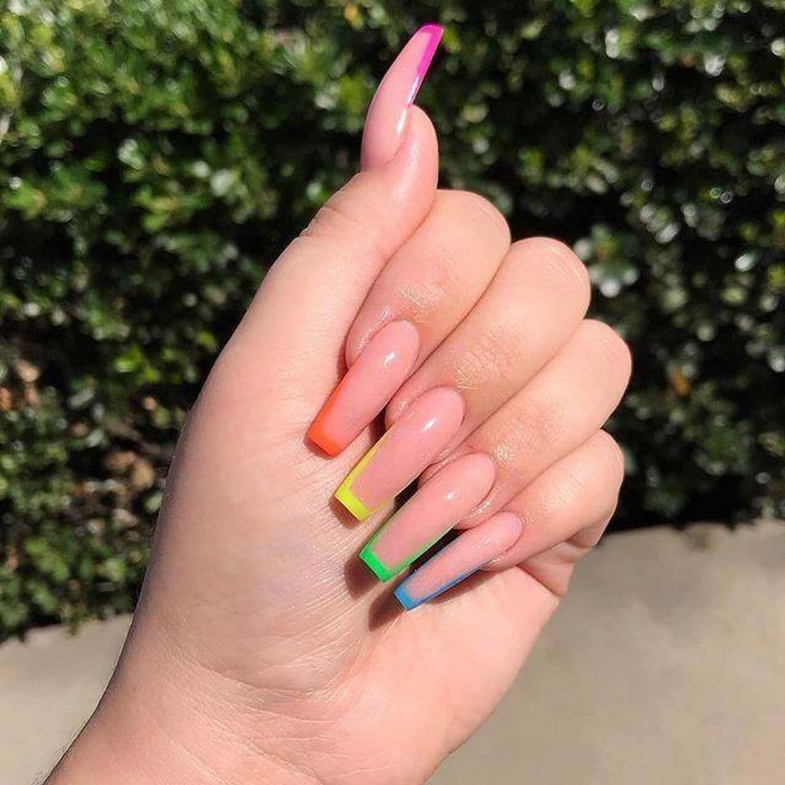 Fashion #nails #colorful