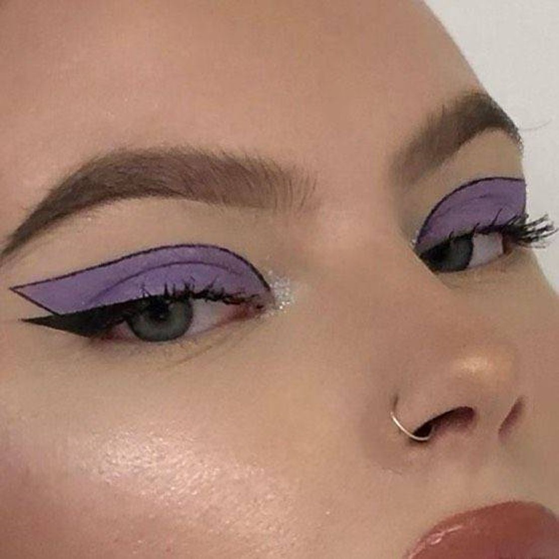 Fashion #makeup #purple