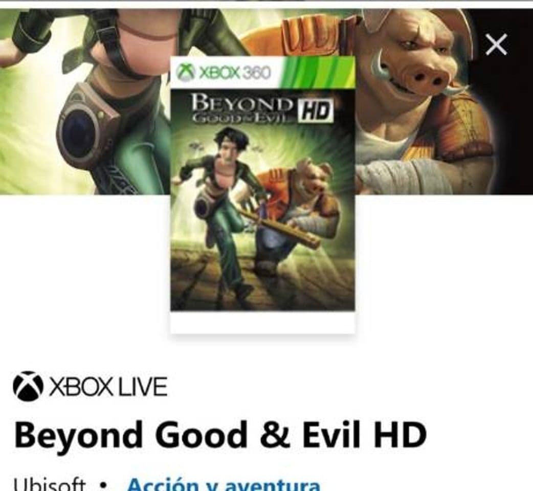 Moda Beyond good and evil HD juego retrocompatible Xbox One / Xbo