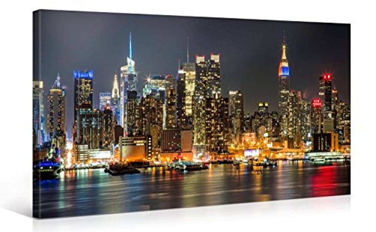 Producto Gallery of Innovative Art - ILLUMINATED MANHATTAN NEW YORK 100x50cm #e4348 -