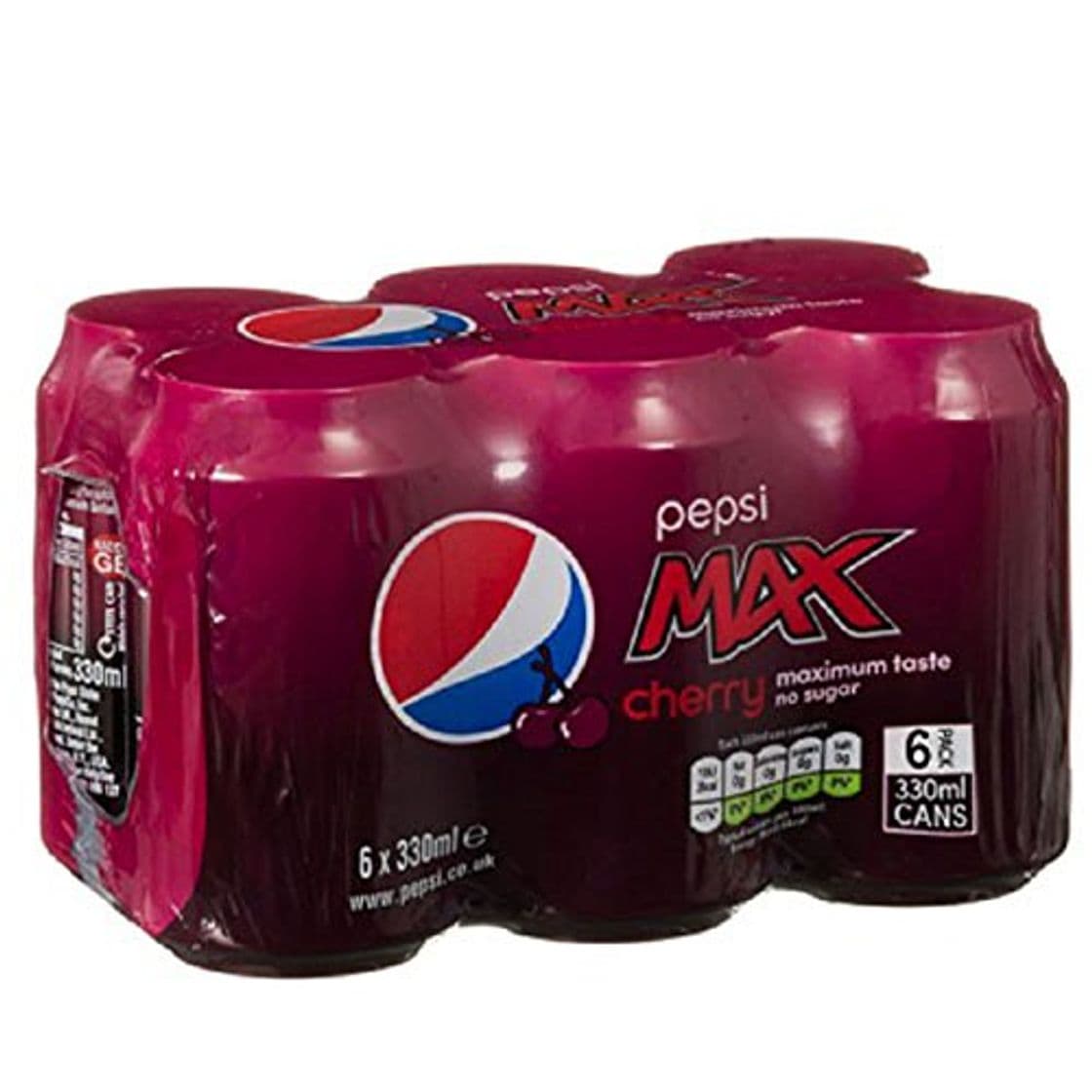 Product Pepsi Max Cereza 330 ml