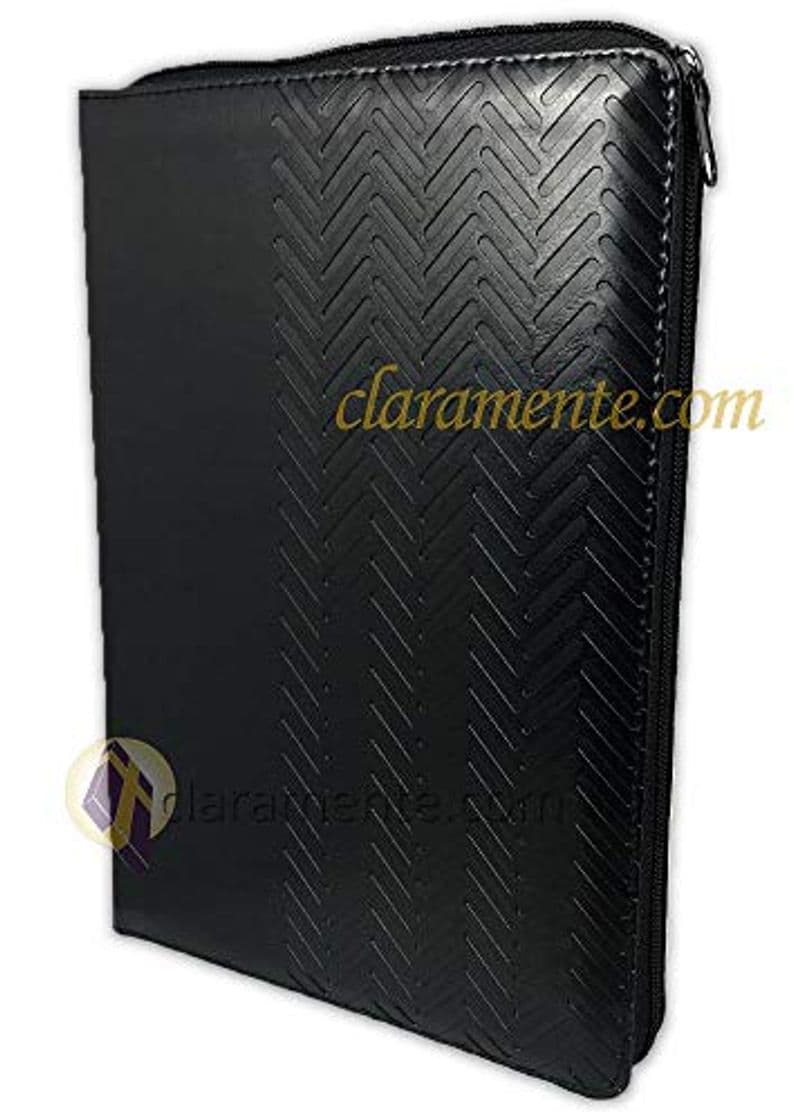 Libro Biblia de Promesas / Letra Grande / Negra C. Zipper Index