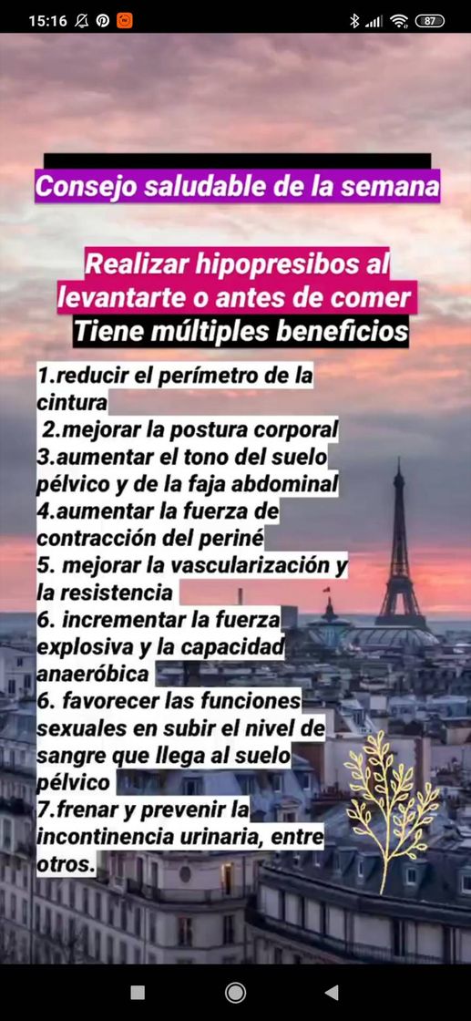 Fashion Consejos salud: hipopresibos al levantarte no antes de comer