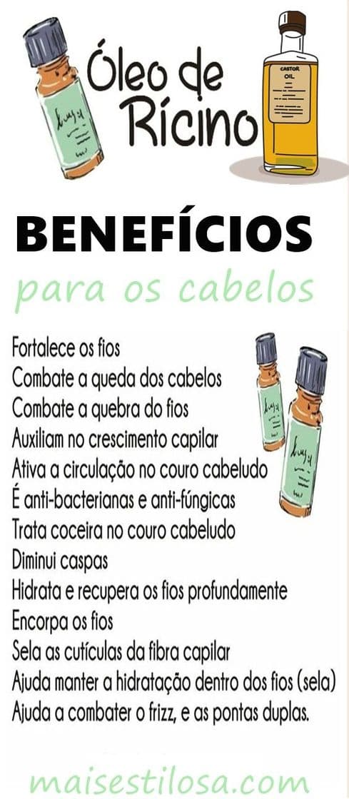 Moda Os benefícios do óleo de rícino para o cabelo 