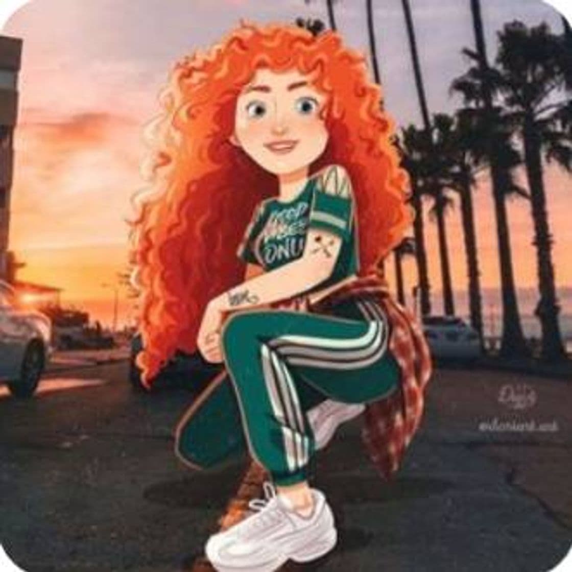 Fashion Wallpaper: Merida moderna, valente