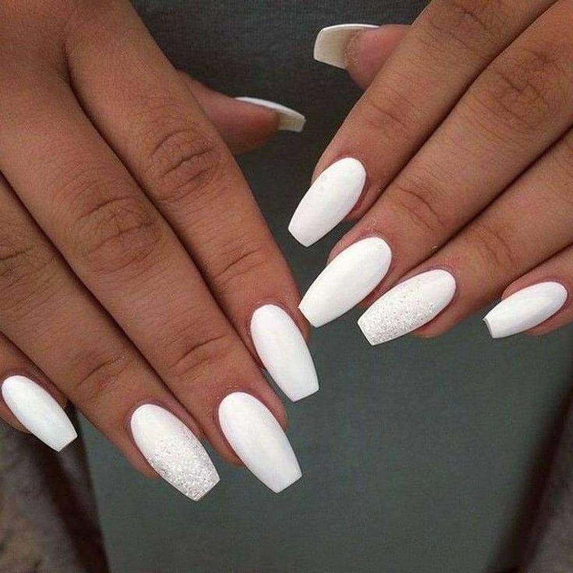 Fashion BASIC WHITE NAILS