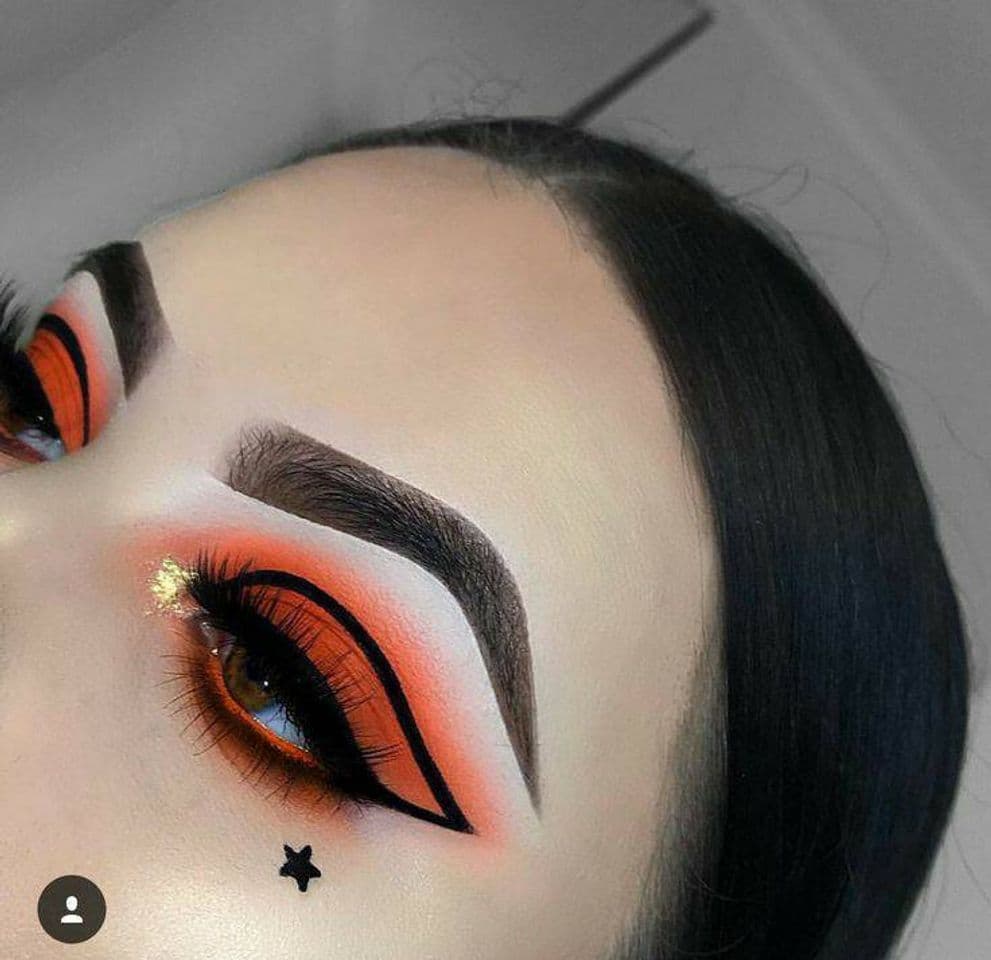 Fashion GRAPHIC MAKEUP ORANGE