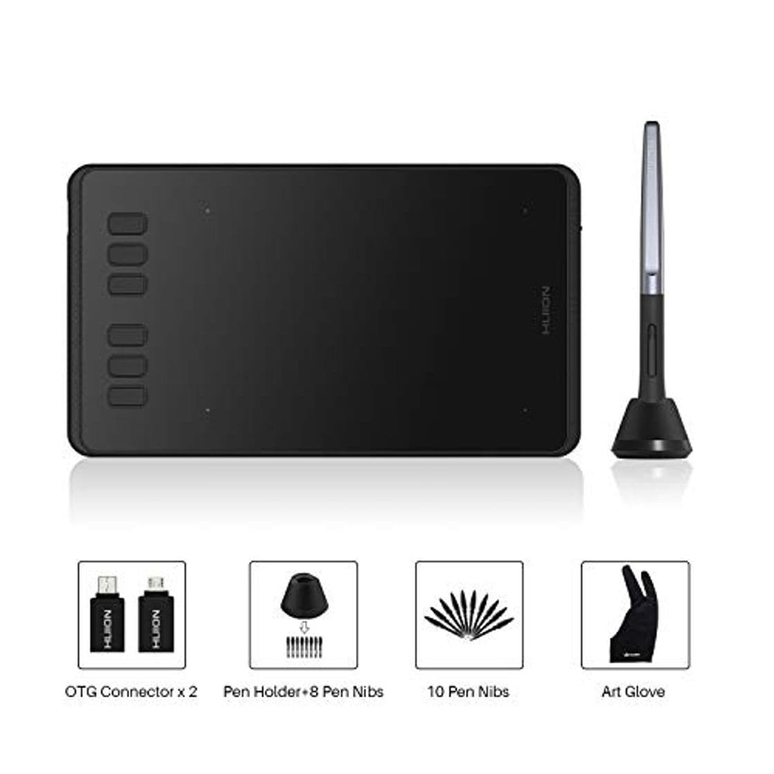 Place HUION H640P Tableta Gráfica con 8192 Niveles de Sensibilidad a la Presión