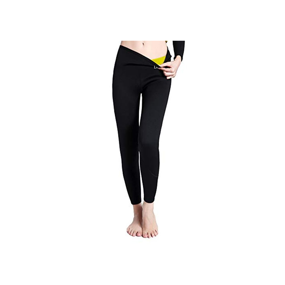 Producto 3/4 Leggings Deportivos Calzas para Adelgazar Medias Femeninas Sudor y Sauna Pantalones