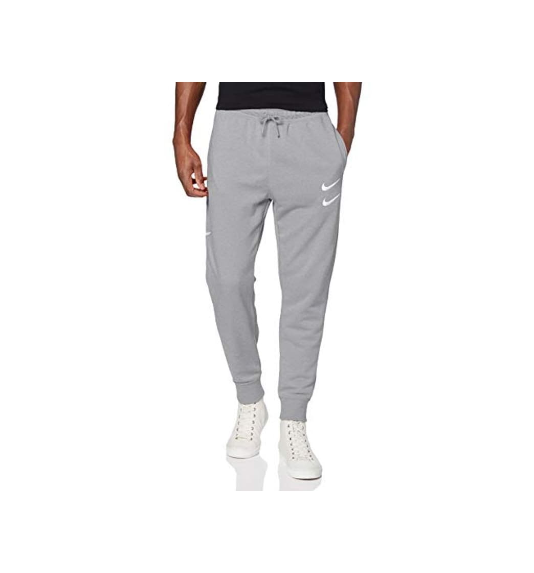 Product NIKE M NSW Swoosh Pant Ft Pantalones de Deporte, Hombre, Particle Grey/