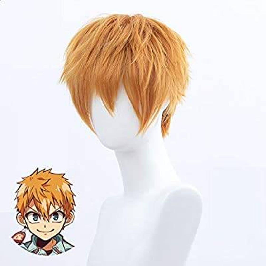 Product Peluca Wig Cosplay Toiletbound Hanako kun Minamoto yellow or