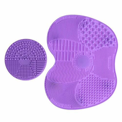 Belleza LEADSTAR Limpiador de Brochas, 2 Pcs Limpieza Cosmético Cepillo Limpieza de Silicona,