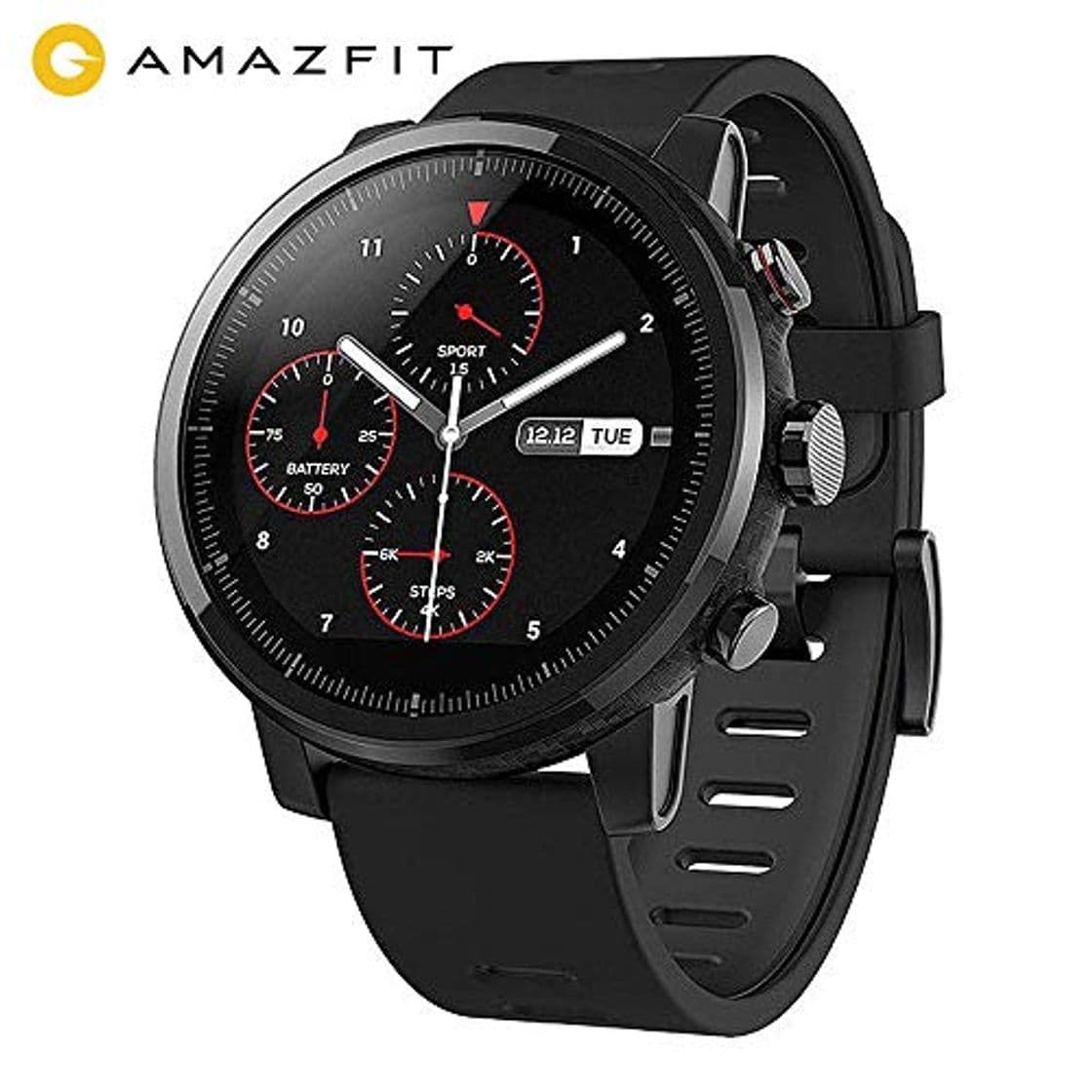 Producto AMAZFIT Stratos 2 Smartwatch, Huami Reloj Inteligente con GPS, Versión Internacional, Funciona