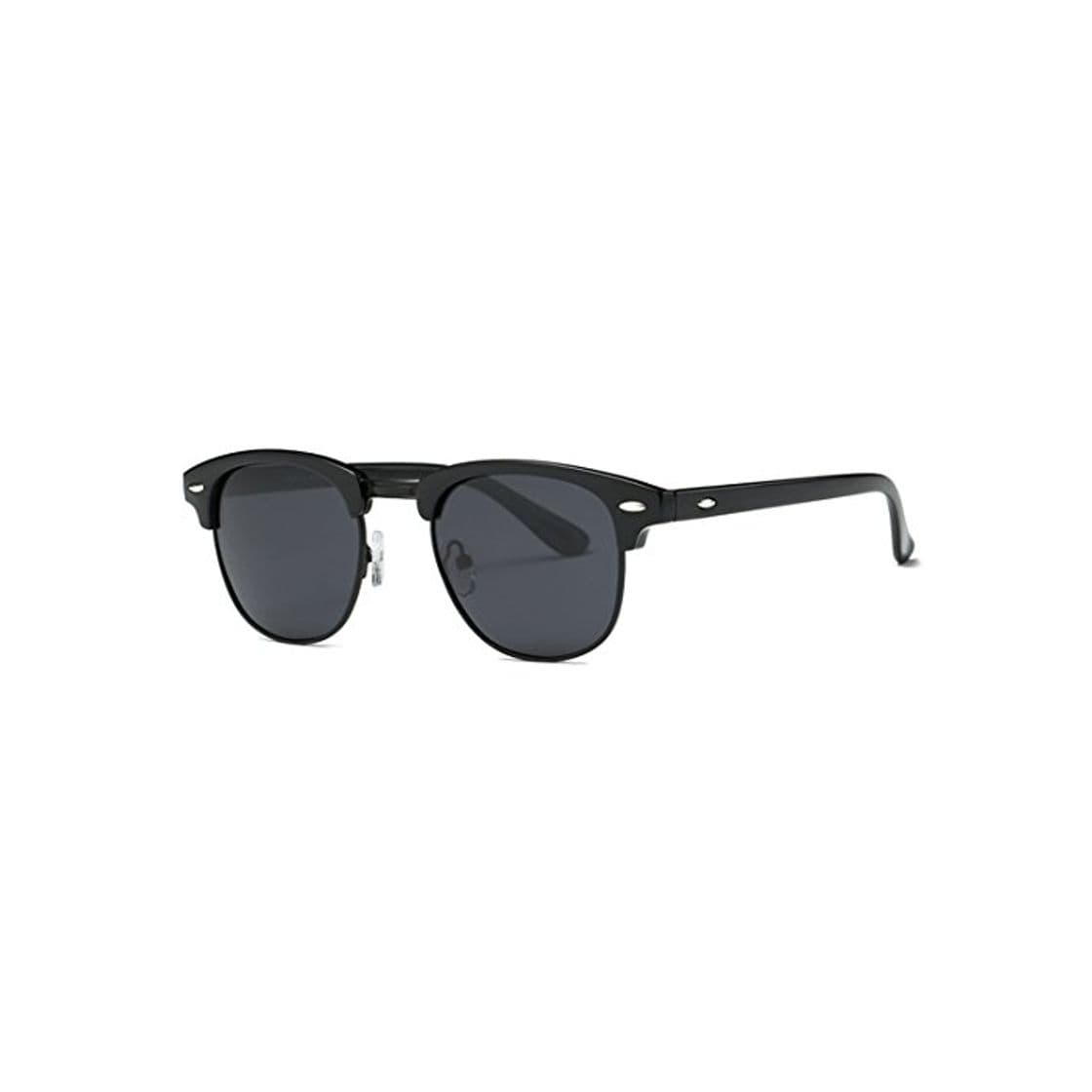 Producto kimorn Polarizado Gafas de sol Unisex Retro Semi-Rimless marco gafas clásicas AE0550