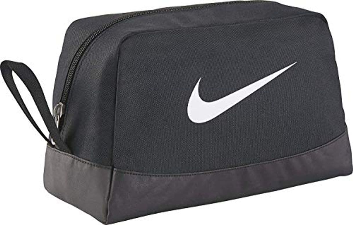 Fashion Nike Club Team Swoosh Toiletry Bag Bolsa de aseo, 27 cm, Negro